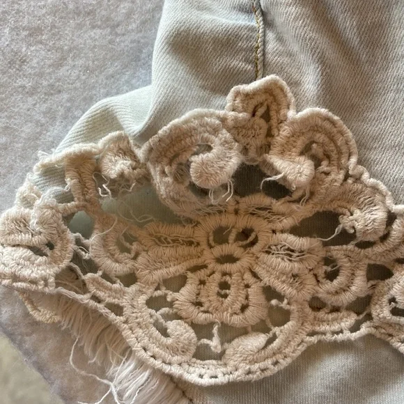 Jean Shorts with lace by Ardene - Picture 6 of 7